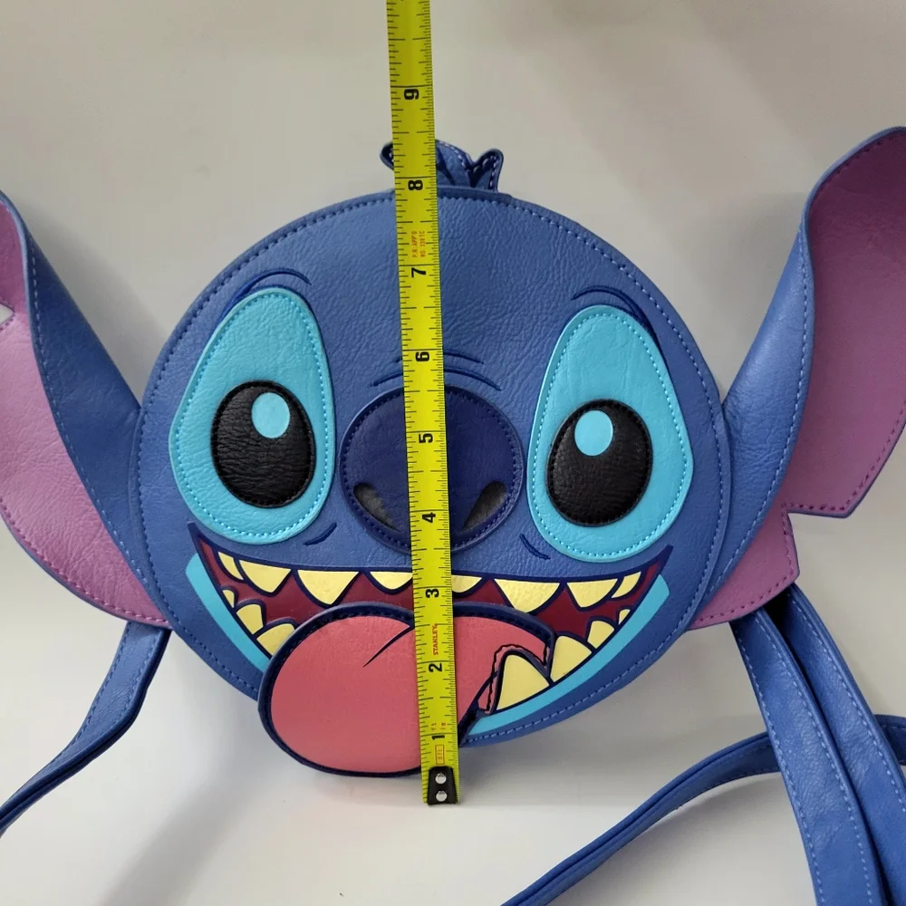 New Disney Parks Loungefly Stitch Blue Crossbody Purse Bag - Picture 5 of 9